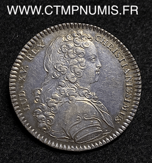 JETON ARGENT LOUIS XV LA MONNAIE 1723 SUP