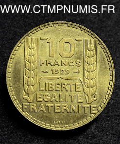 ESSAI 10 FRANCS TURIN BRONZE ALUMINIUM 1929