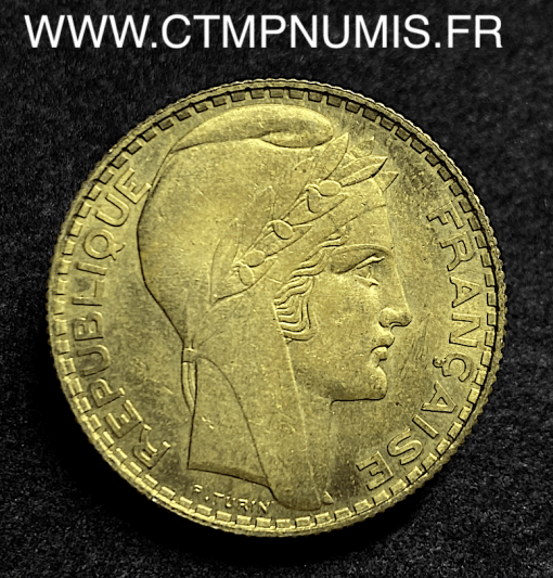 ESSAI 10 FRANCS TURIN BRONZE ALUMINIUM 1929