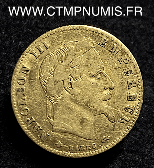 5 FRANCS OR NAPOLEON III 1864 A PARIS