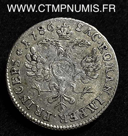 SUISSE BALE 12 KREUZER ARGENT 1786