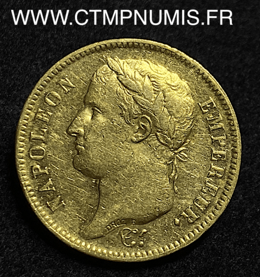 40 FRANCS OR NAPOLEON I° 1812 A PARIS TTB