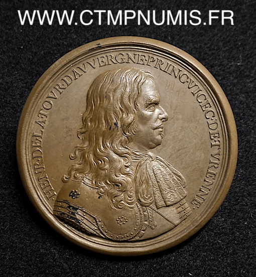 MEDAILLE HENRI TOUR D'AUVERGNE TURENNE 1683