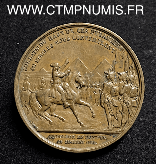 MEDAILLE CONSULAT BONAPARTE EGYPTE 1798