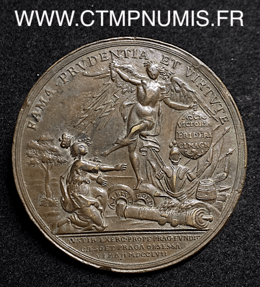 PRUSSE FREDIRIC II BATAILLE PRAGUE 1757