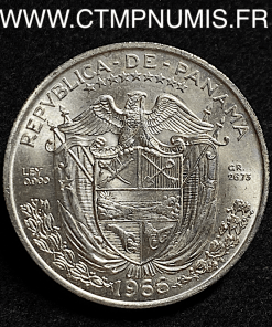 PANAMA 1 BALBOA ARGENT 1966 SPL