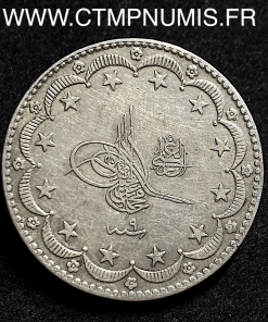 TURQUIE 20 PIASTRES ARGENT 1327 (9) 24 gr