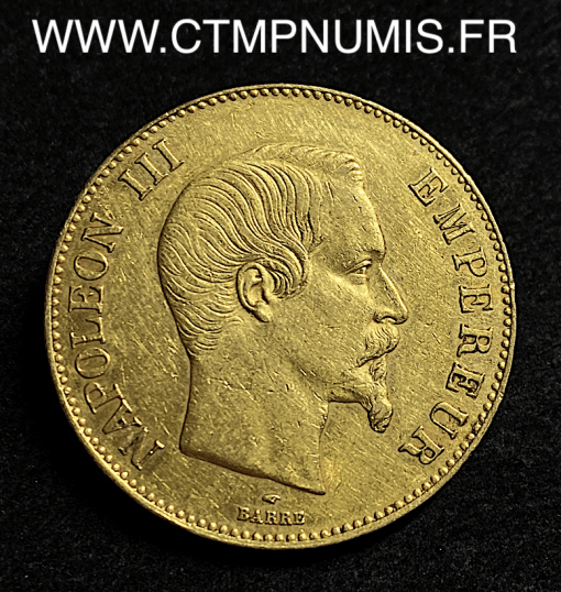 1OO FRANCS OR NAPOLEON III 1857 PARIS