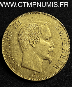 100 FRANCS OR NAPOLEON III 1859 STRASBOURG