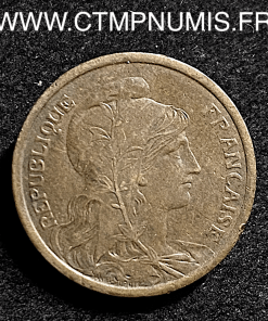 2 CENTIMES DANIEL DUPUIS 1909 TTB