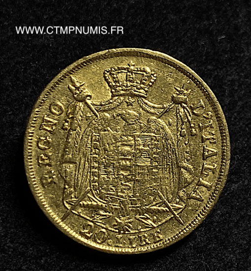 ITALIE 20 LIRE OR NAPOLEON I° 1811 MILAN