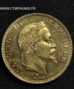 100 FRANCS OR NAPOLEON III 1866 A PARIS SPL