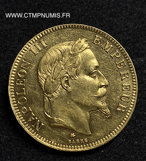 100 FRANCS OR NAPOLEON III 1866 A PARIS SPL