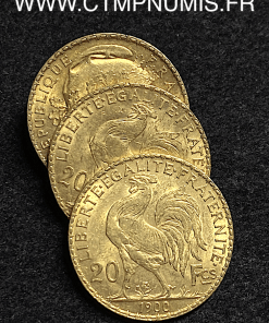 20 FRANCS OR COQ 1900