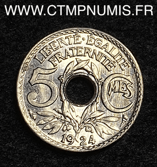 5 CENTIMES LINDAUER PETIT MODULE 1924 PARIS