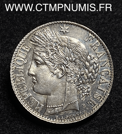 1 FRANC CERES III° REPUBLIQUE 1871 K BORDEAUX