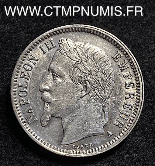 1 FRANC ARGENT NAPOLEON III 1868 A PARIS