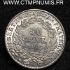 50 CENTIMES ARGENT CERES 1895 A PARIS SPL