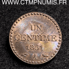 UN CENTIME DUPRE II° REPUBLIQUE 1851 A PARIS