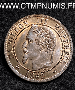 2 CENTIMES NAPOLEON III 1862 K BORDEAUX