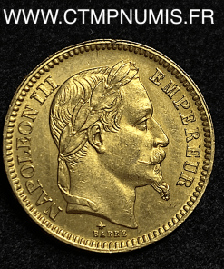20 FRANCS OR NAPOLEON III 1861 A PARIS