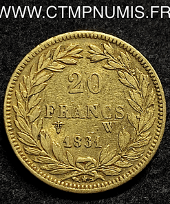 ,20,FRANCS,OR,LOUIS,PHILIPPE,1831,W,LILLE,