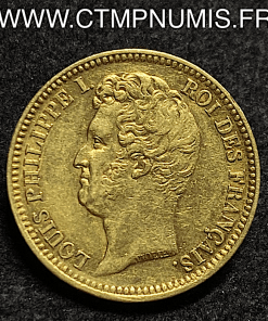 ,20,FRANCS,OR,LOUIS,PHILIPPE,1831,W,LILLE,
