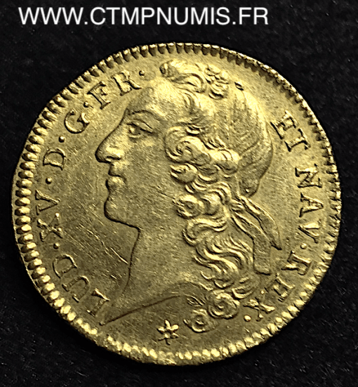 LOUIS XV DOUBLE LOUIS D'OR AU BANDEAU 1764