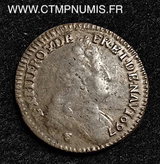 ,LOUIS,XIV,LIARD,DE,FRANCE,1697,M,TOULOUSE,