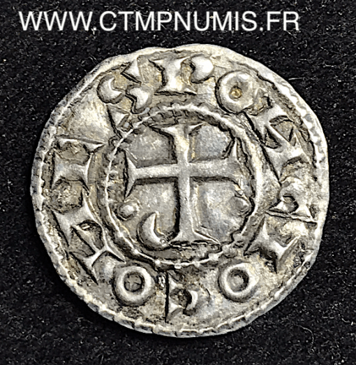 ,HENRI,I°,ROI,DE,FRANCE,ET,PONS,COMTE,DENIER,ARGENT,TOULOUSE,AIANRGO,