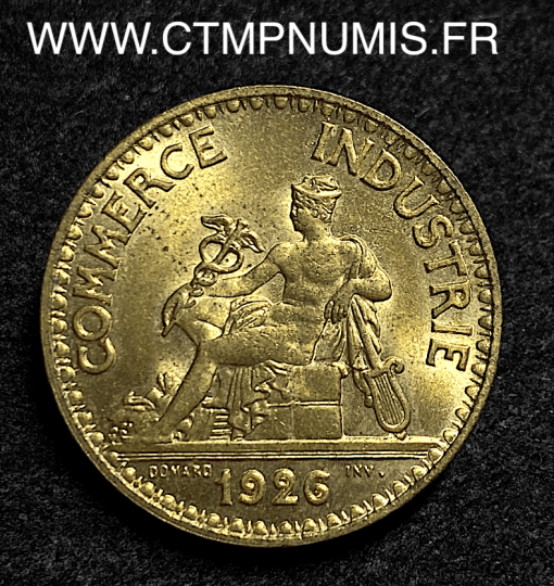 2 FRANCS CHAMBRES DE COMMERCE 1926