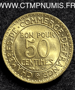 50 CENTIMES CHAMBRES DE COMMERCE 1926 