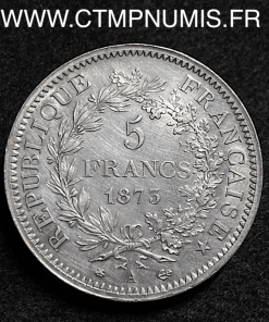 ,5,FRANCS,ARGENT,HERCULE,1873,A,PARIS,