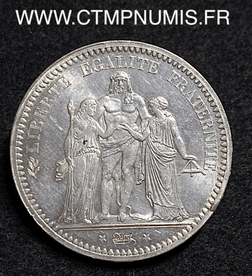 ,5,FRANCS,ARGENT,HERCULE,1873,A,PARIS,