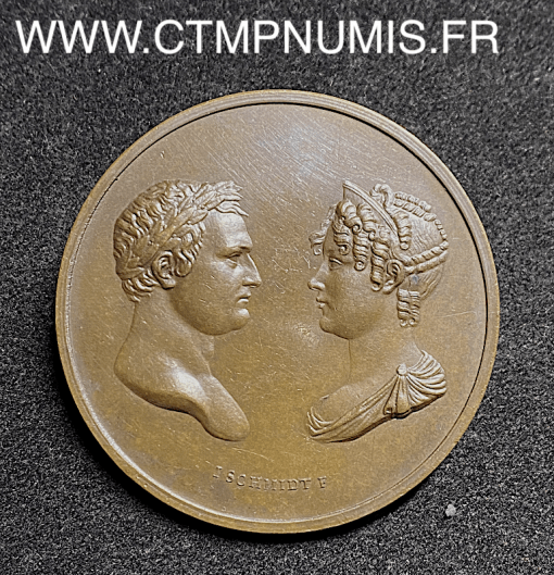 ,MEDAILLE,MARIAGE,NAPOLEON,MARIE,LOUISE,1810