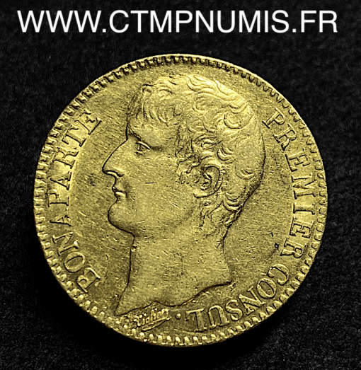 ,40,FRANCS,OR,BONAPARTE,CONSUL,AN,12,PARIS,