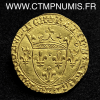 ,CHARLES,VII,OR,ECU,NEUF,7°,EMISSION,TOULOUSE,