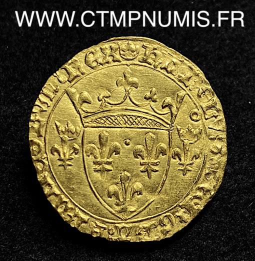 ,CHARLES,VII,OR,ECU,NEUF,7°,EMISSION,TOULOUSE,