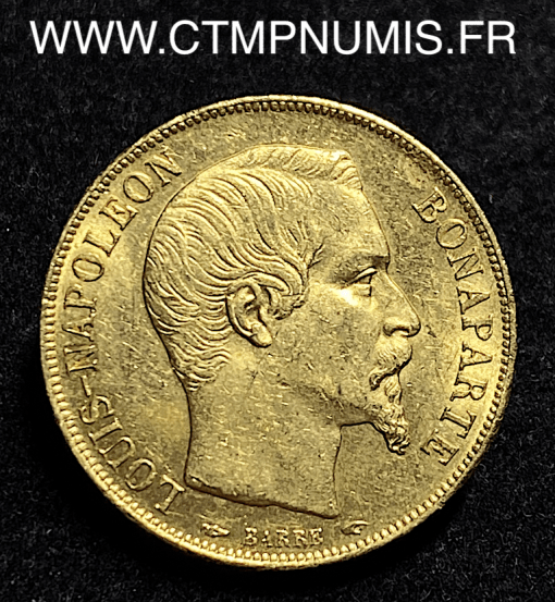 ,20,FRANCS,OR,LOUIS,NAPOLEON,1852,A,PARIS,