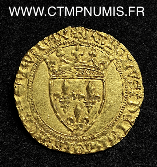 ,CHARLES,VII,ECU,D'OR,A,LA,COURONNE,TOULOUSE,