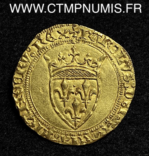 ,CHARLES,VII,ECU,D'OR,A,LA,COURONNE,TOULOUSE,