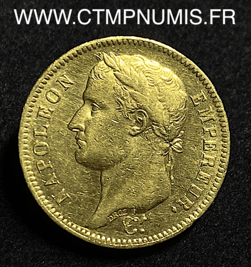 ,40 ,FRANCS,OR,NAPOLEON,I°,EMPIRE,1812,PARIS,