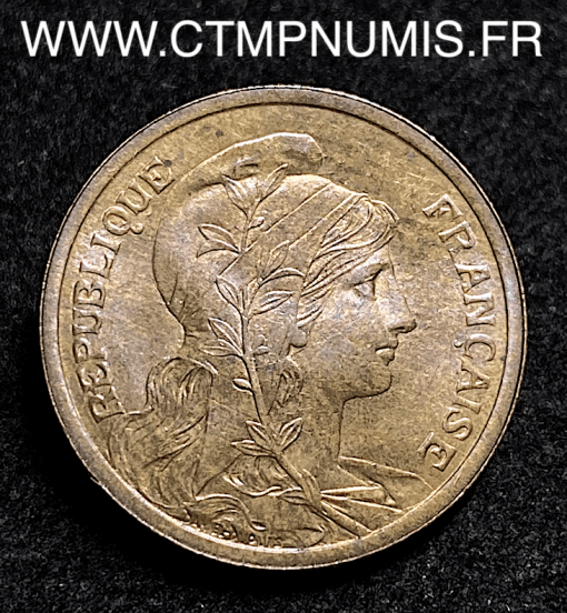 ,MONNAIE,2,CENTIMES,DANIEL,DUPUIS,1908,SUP,