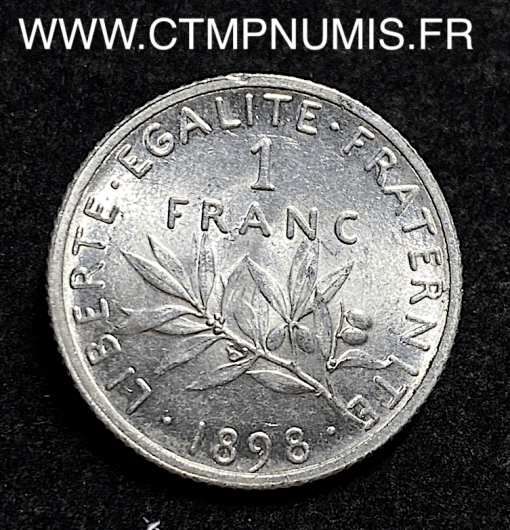 ,1,FRANC,SEMEUSE,ARGENT,1898,