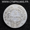,2,FRANCS,NAPOLEON,REPUBLIQUE,AN,13,A,PARIS,