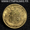 ,5,FRANCS,OR,NAPOLEON,III,TETE,NUE,1860,PARIS,