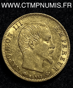 ,5,FRANCS,OR,NAPOLEON,III,1860,BB,STRASBOURG,