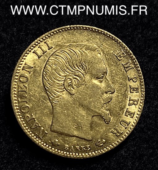 ,5,FRANCS,OR,NAPOLEON,III,1860,BB,STRASBOURG,