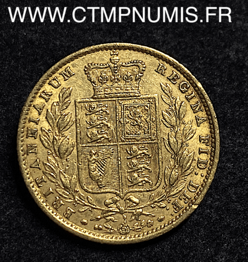 ,GRANDE,BRETAGNE,SOUVERAIN,OR,VICTORIA,1856