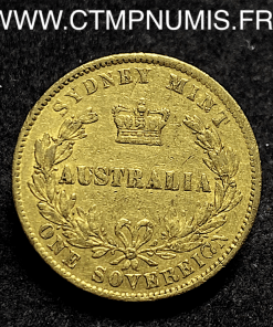 ,AUSTRALIE,1,SOUVERAIN,OR,VICTORIA,1861,